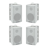 4x Monacor ESP-215/WS Weatherproof Outdoor Speaker 100V Background Sound System